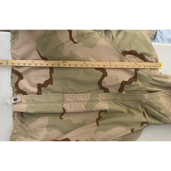 U.S. Military Desert Camouflage Ripstop Hooded‎ Jacket Mens XL Field - Picture 10 of 12